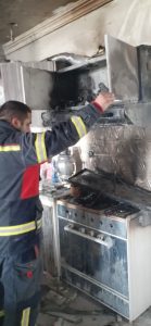 آتش‌سوزی یک واحد آپارتمان مسکونی در دامغان