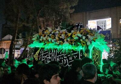 سوگ فاطمی در خیابان‌های دامغان+ویدیو