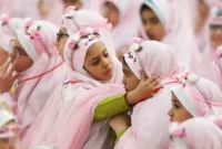 برگزاری جشن تکلیف دختران در مصلی دامغان