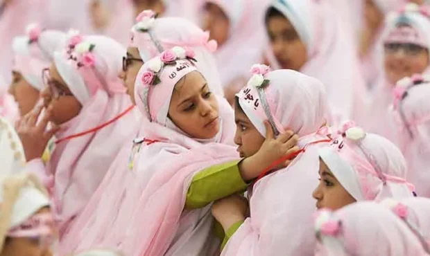 برگزاری جشن تکلیف دختران در مصلی دامغان برگزاری جشن تکلیف دختران در مصلی دامغان